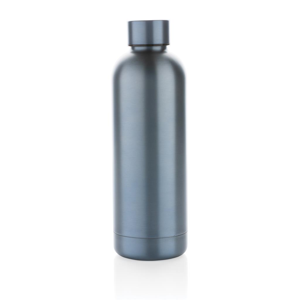 Thermosfles-Gerecycled-RVS-500-ml-bedrukken-blauw