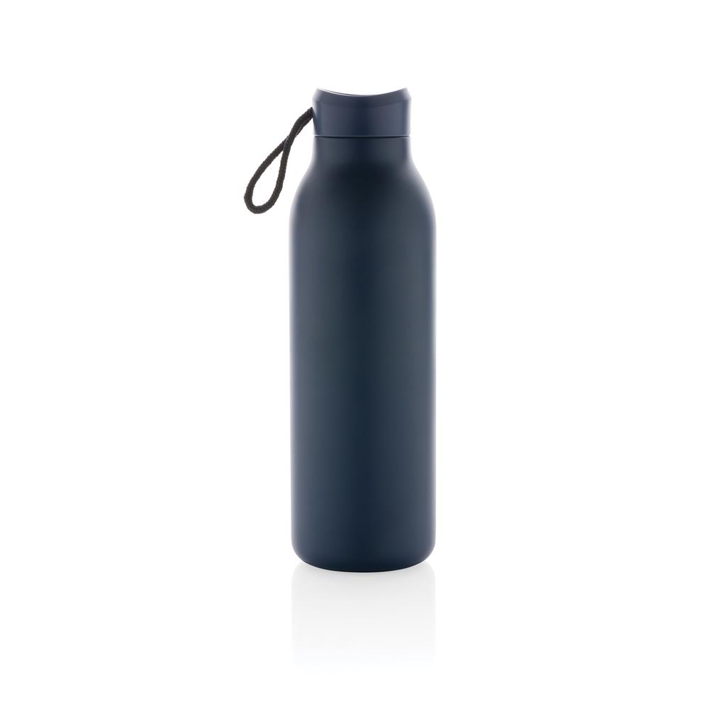 Avira-thermosfles-Gerecycled-RVS-500-ml-bedrukken-donkerblauw