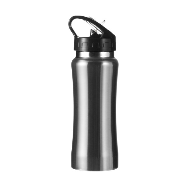 RVS-drinkfles-met-inklapbare-drinktuit-600-ml-bedrukken-zilver