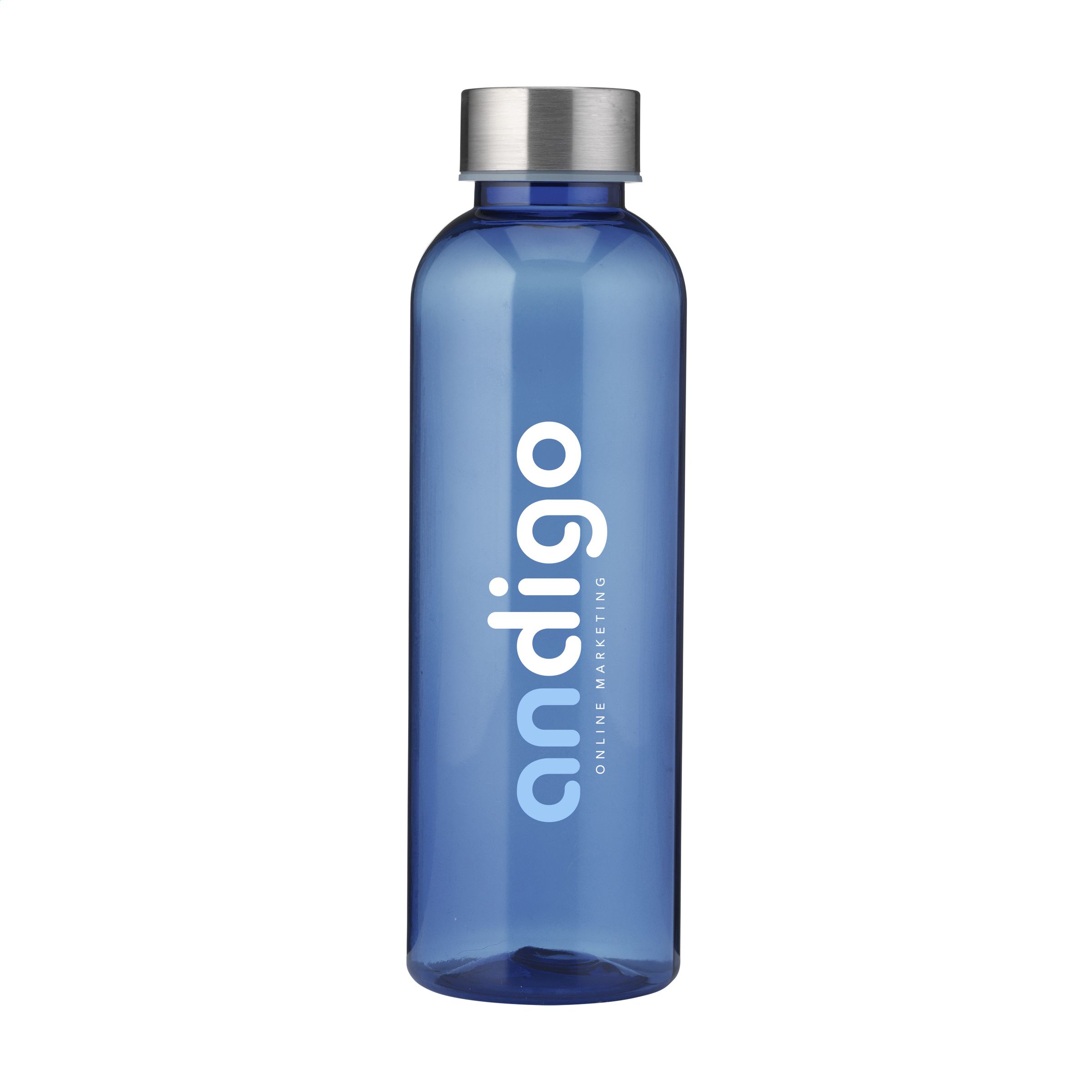 RPET-waterfles-met-RVS-schroefdop-500-ml-bedrukken-blauw