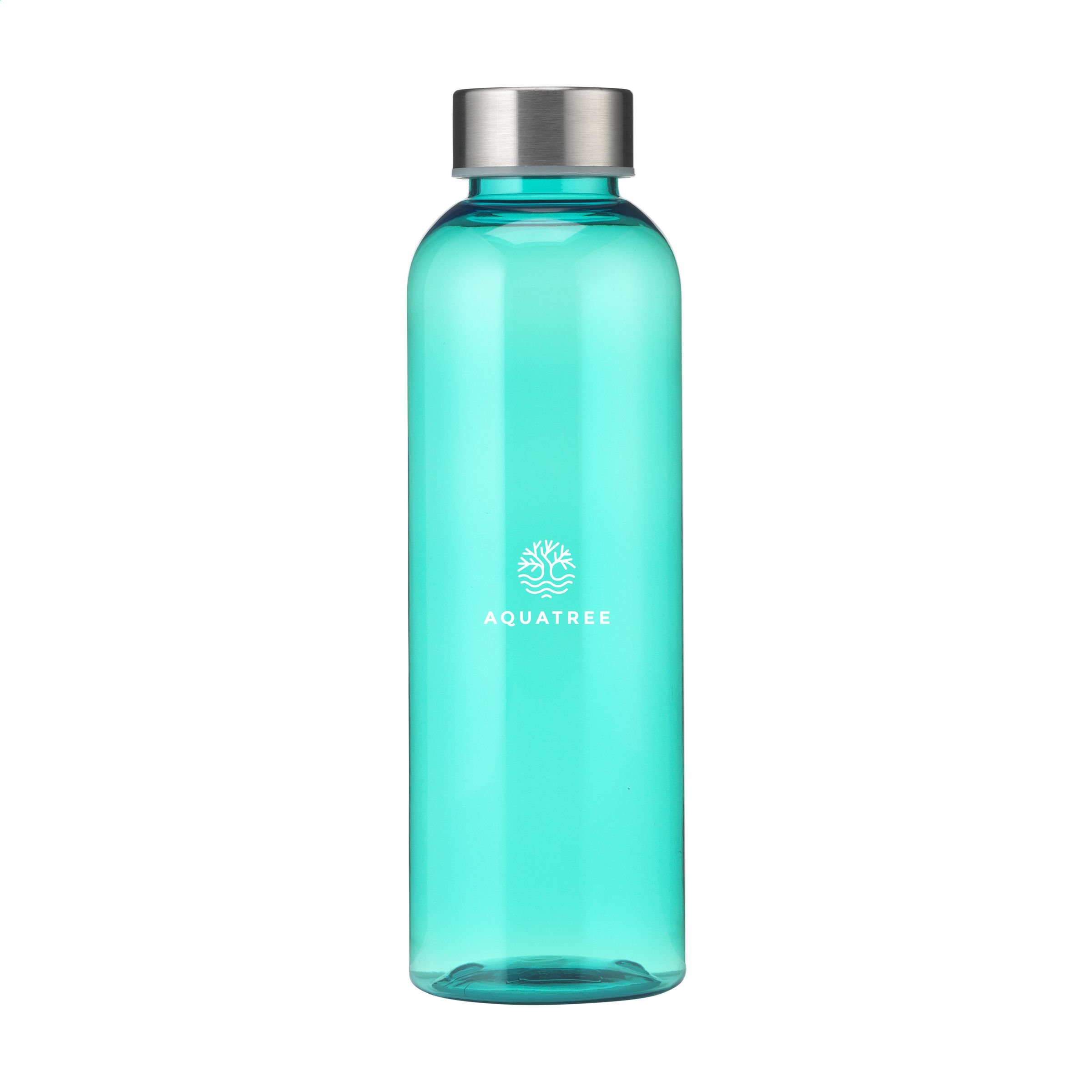 RPET-waterfles-met-RVS-schroefdop-500-ml-bedrukken-turquoise