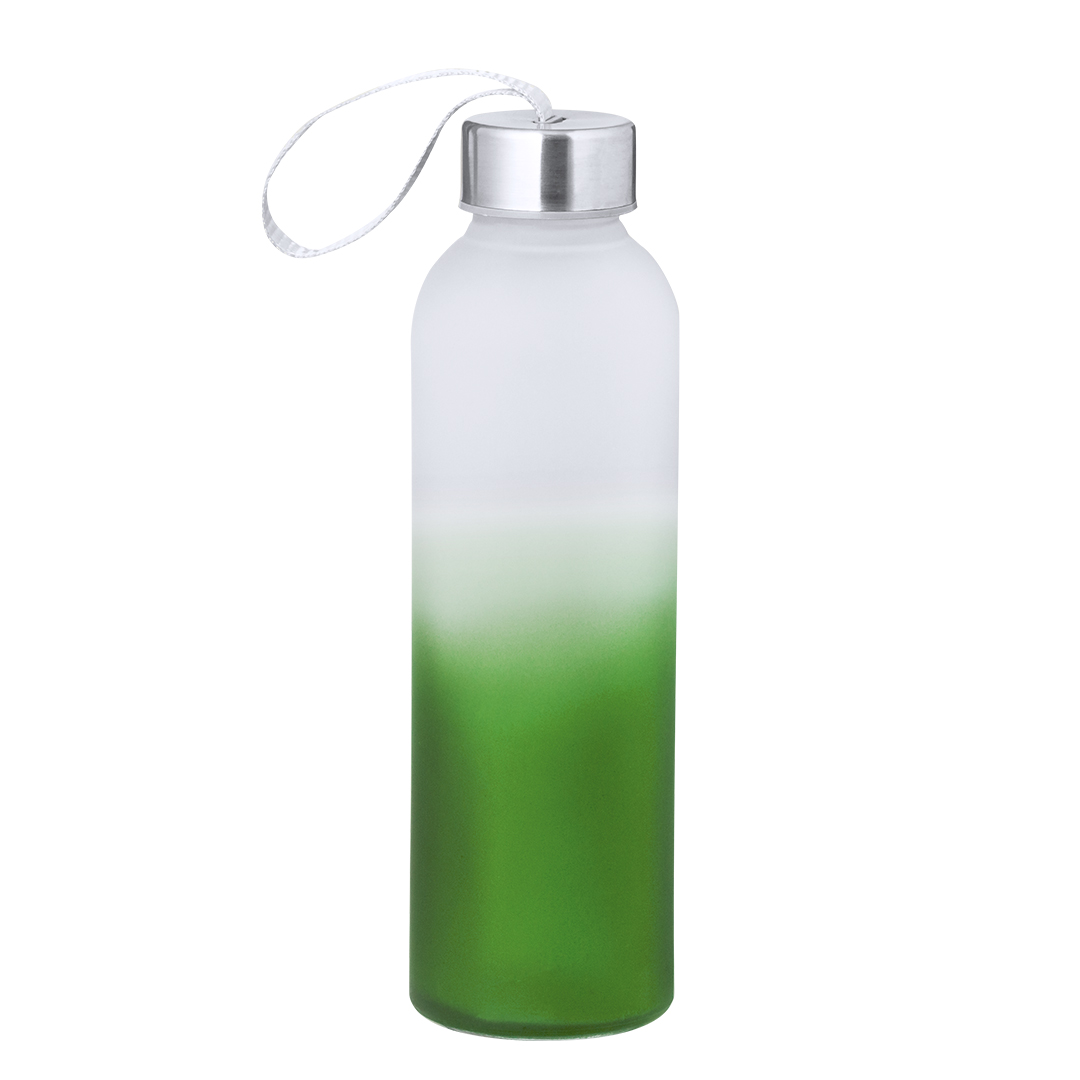 Glazen-waterfles-met-verloop-500-ml-bedrukken-groen