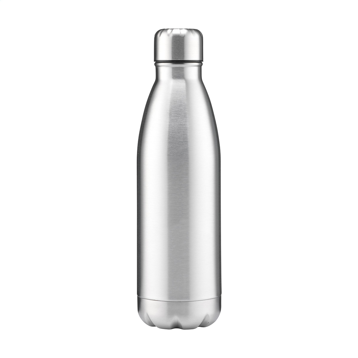 Waterfles-met-zilveren-schroefdop-Mat-RVS-750-ml-bedrukken-zilver