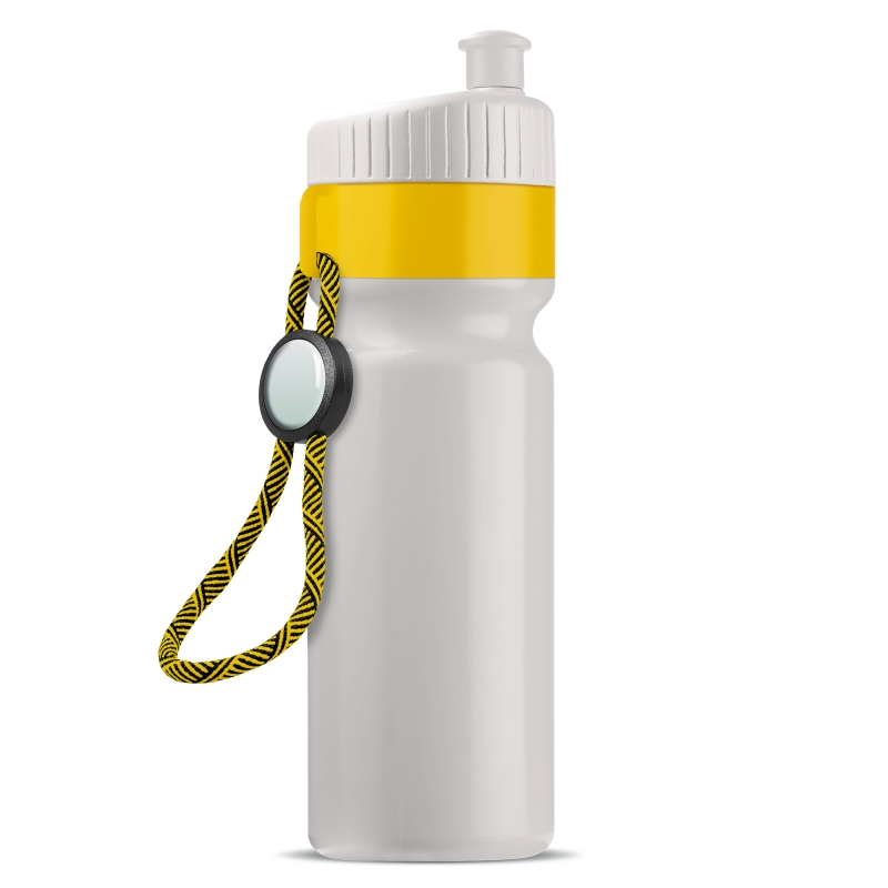 Bidon-met-draagkoord-750-ml-bedrukken-geel