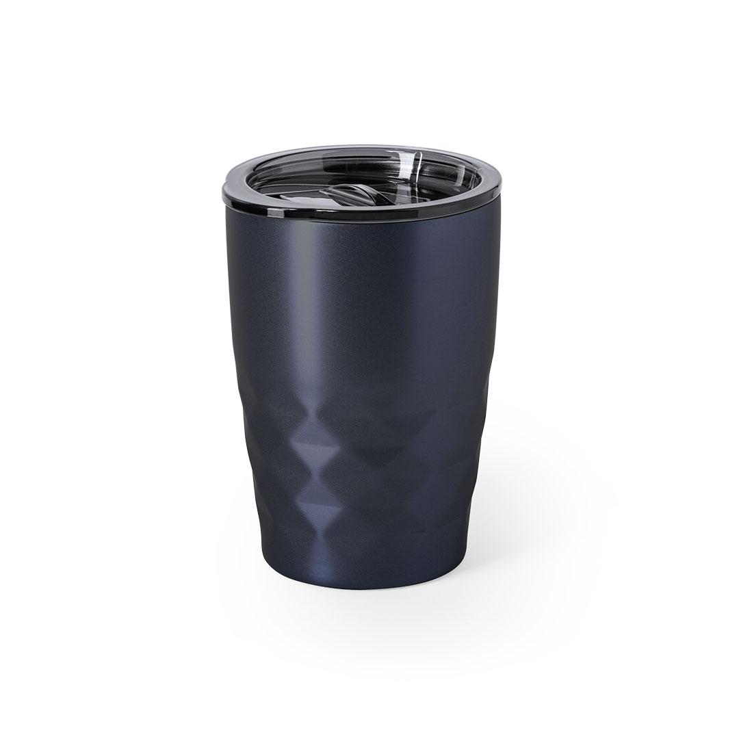 Metallic-thermosbeker-Talgra-RVS-350-ml-bedrukken-donkerblauw