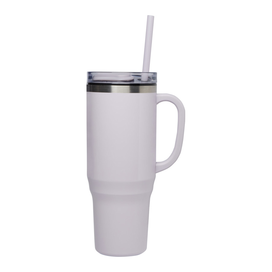 Thermosbeker-met-rietje-Gerecycled-RVS-12L-bedrukken-lila