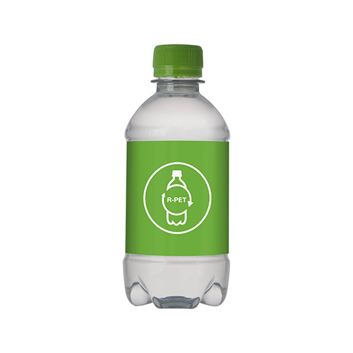 Bronwater-met-draaidop-RPET-330-ml-bedrukken-groen