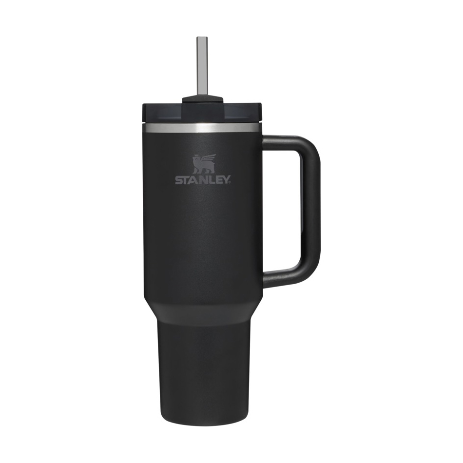 Stanley-Quencher-H20-beker-met-rietje-12L-bedrukken-zwart
