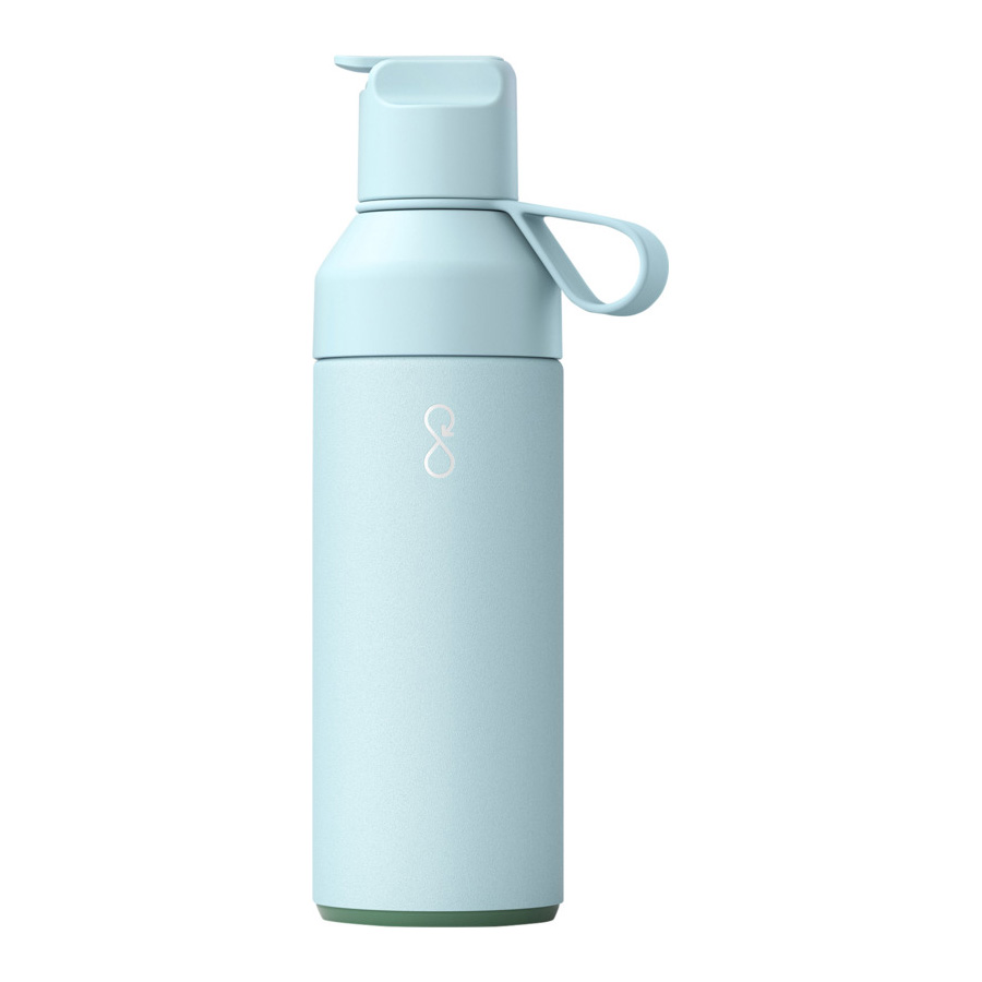 Ocean-Bottle-GO-thermosfles-Gerecycled-RVS-500-ml-bedrukken-lichtblauw