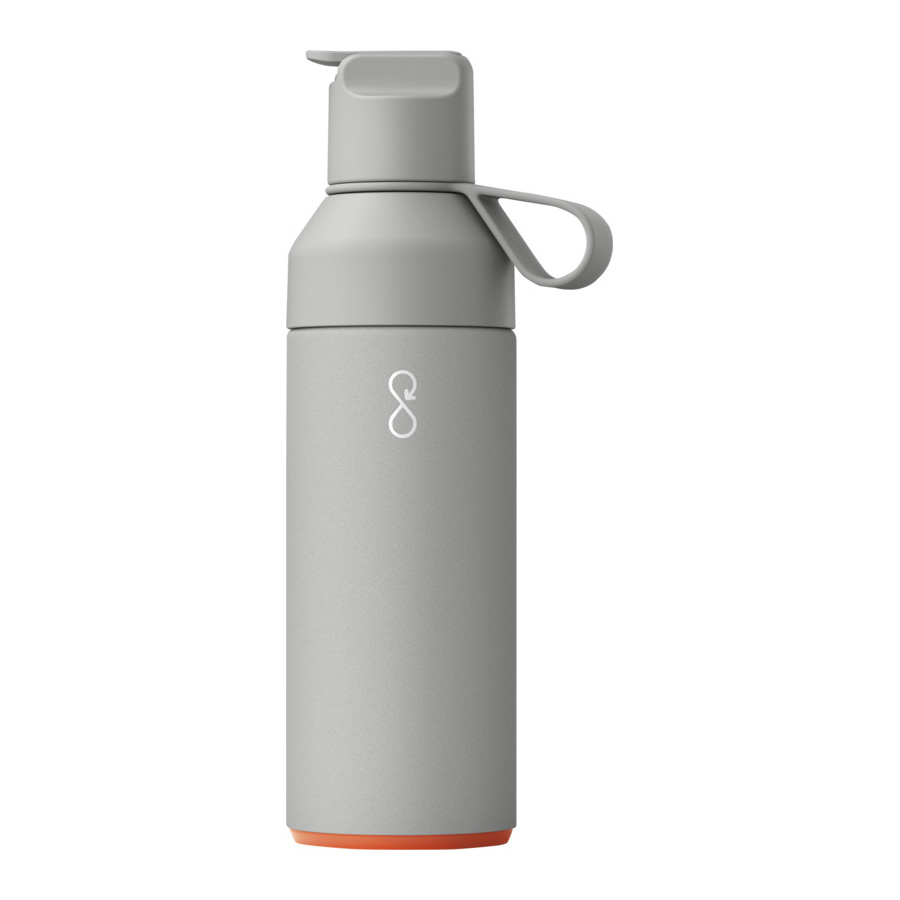 Ocean-Bottle-GO-thermosfles-Gerecycled-RVS-500-ml-bedrukken-grijs