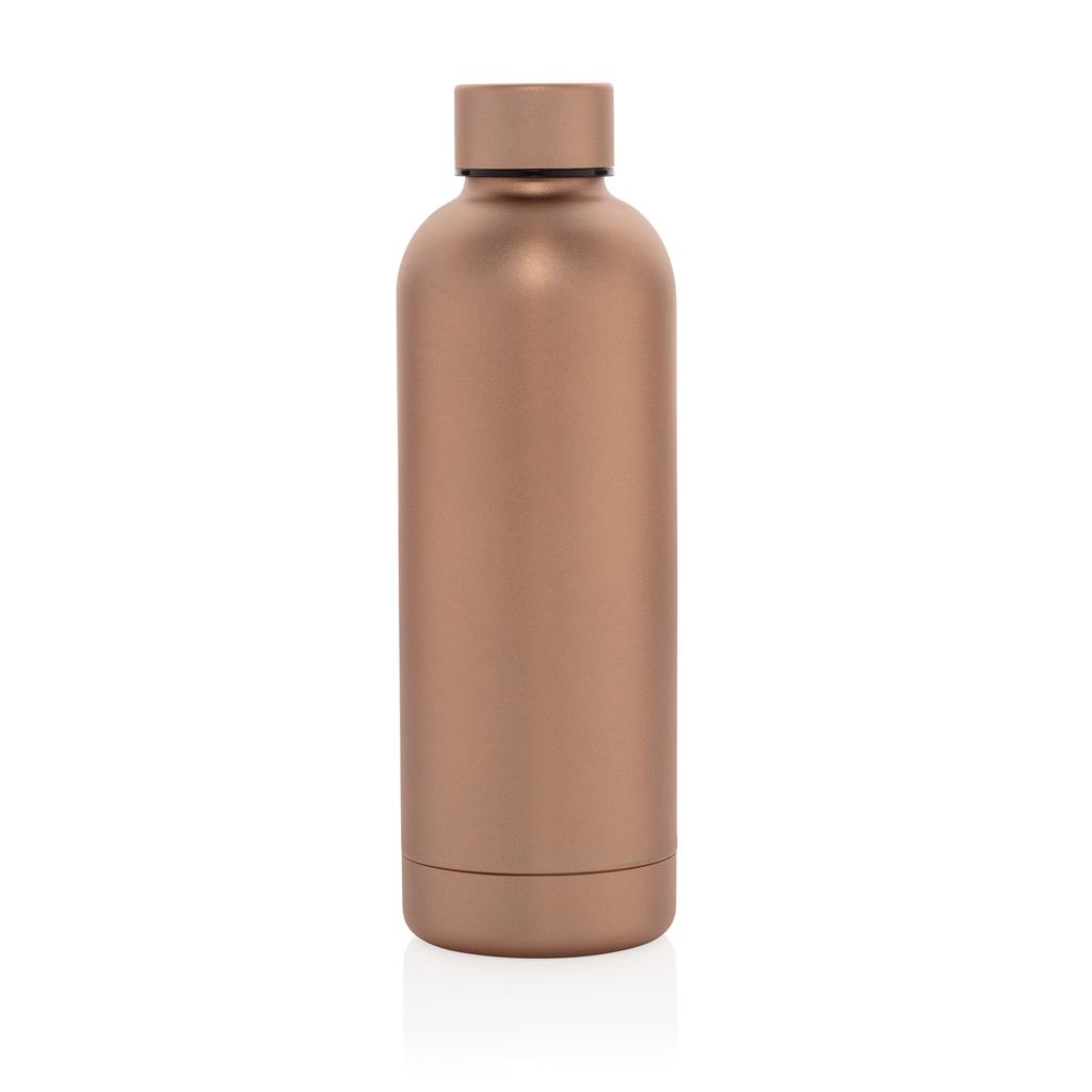 Thermosfles-Gerecycled-RVS-500-ml-bedrukken-bruin