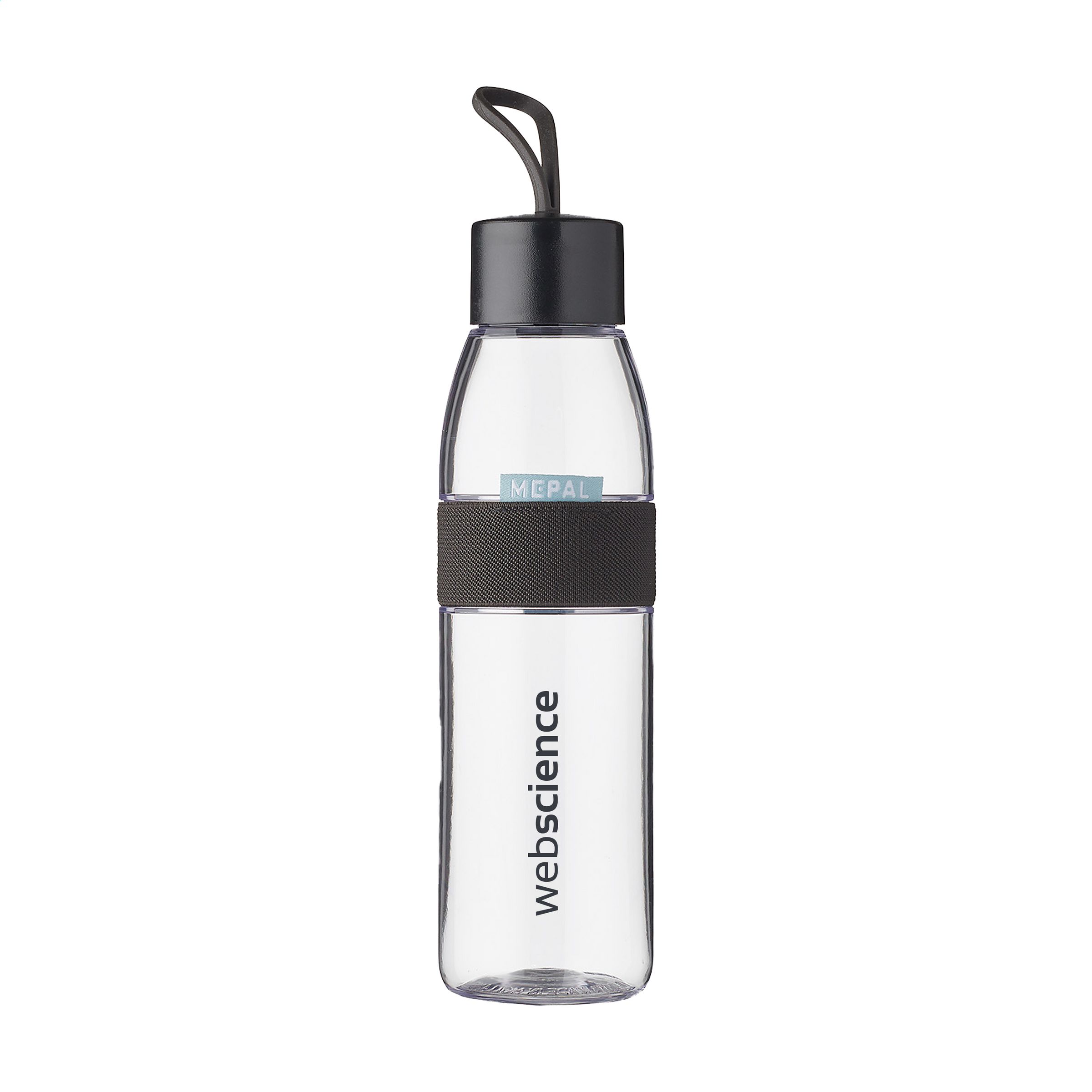 Mepal-Waterfles-Ellipse-Draaglus-500-ml-bedrukken-zwart