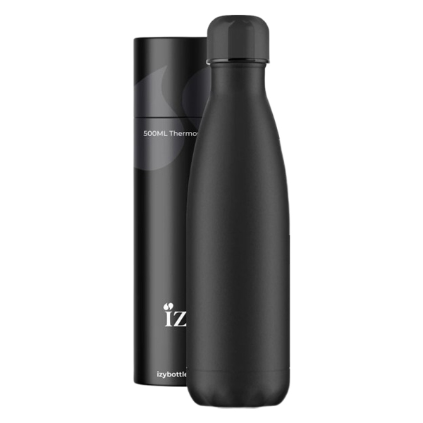 IZY-Bottles-RVS-thermosfles-500-ml-bedrukken-zwart