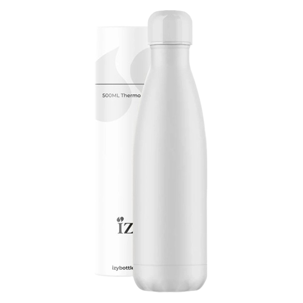 IZY-Bottles-RVS-thermosfles-500-ml-bedrukken-wit
