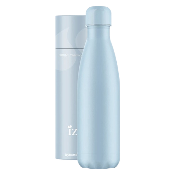IZY-Bottles-RVS-thermosfles-500-ml-bedrukken-lichblauw